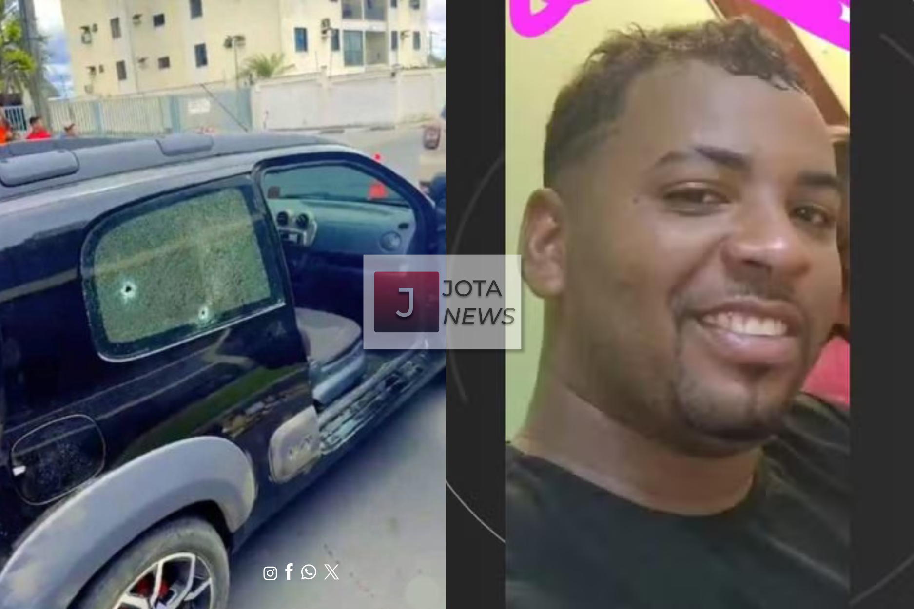 Tragédia em Feira de Santana: homem é assassinado a tiros dentro do carro e esposa fica ferida
