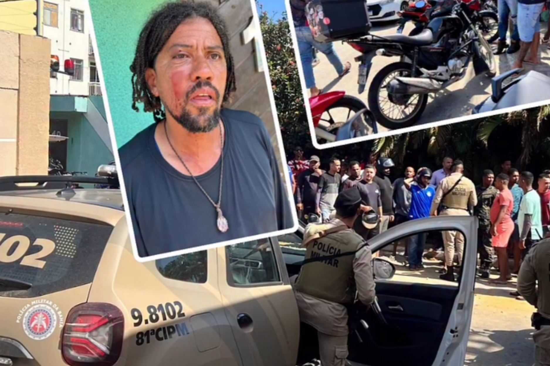Entregador de aplicativo é agredido em condomínio de Lauro de Freitas; motoboys protestam