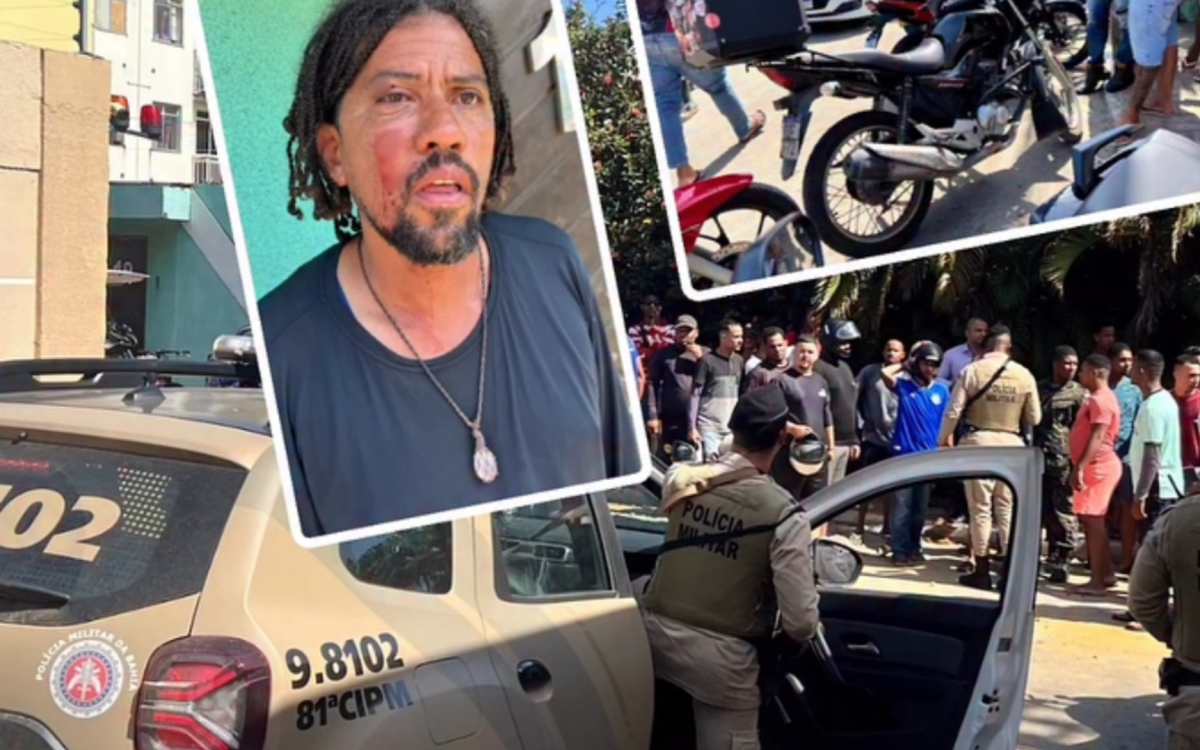 Entregador de aplicativo é agredido em condomínio de Lauro de Freitas; motoboys protestam